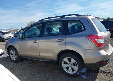 2016 Subaru Forester 2.5I из США, поврежденный, VIN JF2SJABC6GH449392
